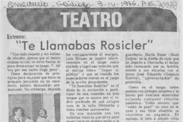 Preparan estreno de obra en tres tangos.