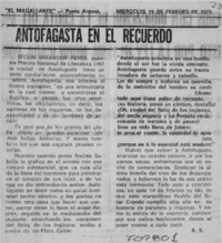 Antofagasta en el recuerdo