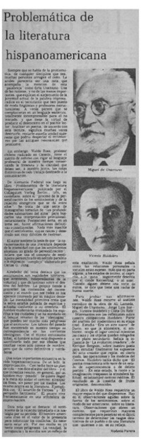 Problemática de la literatura hispanoamericana