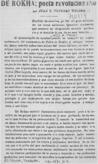 De Rokha: poeta revolucionario