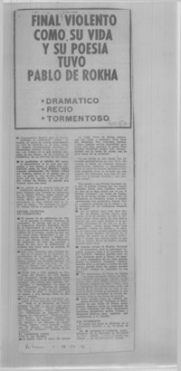 Cuando Pablo de Rokha llegaba con libros y charlas a Rancagua