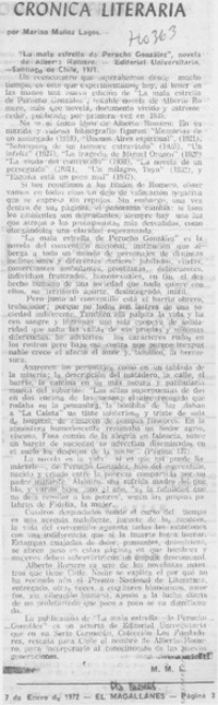 La mala estrella de Perucho González"