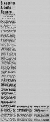 El escritor Alberto Romero