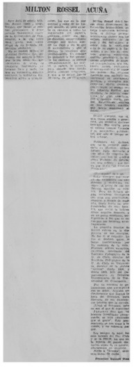 Milton Rossel Acuña