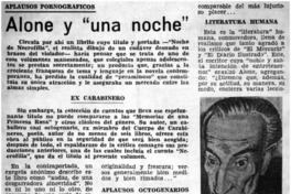 Alone y "una noche"