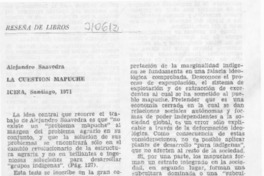 La cuestión mapuche