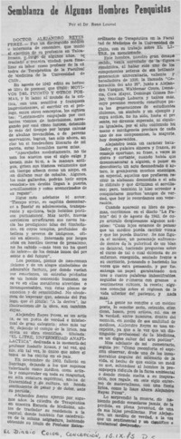 Semblanza de algunos hombres penquistas