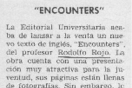 Encounters".
