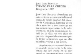 Tiempo para crecer