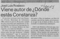 Viene autor de ¿Dónde estás Constanza?