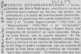 Cuentos hispanoamericanos