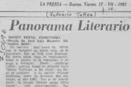 Dónde estás Constanza?