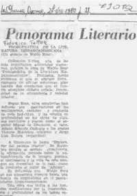 Problemática de la literatura hispanoamericana