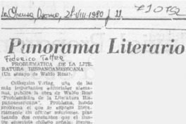 Problemática de la literatura hispanoamericana