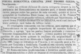 Poesía romántica chilena