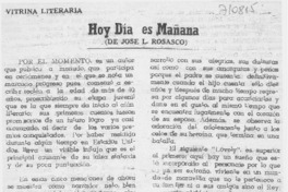 Hoy día es mañana