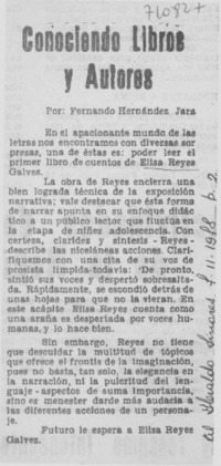 Conociendo libros y autores