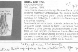 Obra gruesa.