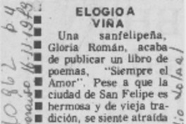 Elogio a Viña