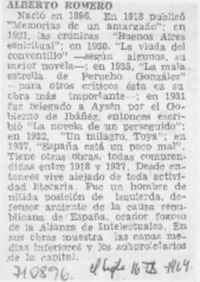 Alberto Romero.