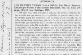 Los Mejores versos para niños.