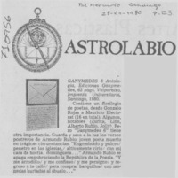 Astrolabio.