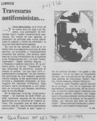 Travesuras antifeministas...