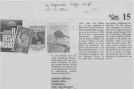 Novela chilena Dónde estás, Constanza... José Luis Rosasco.