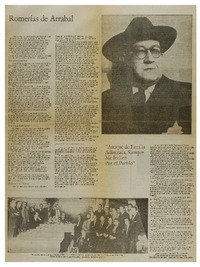 Romerías de Arrabal: [entrevista]