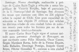 Santiago: nueva antología.
