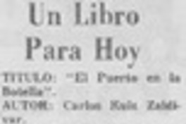 El puerto en la botella