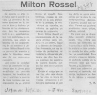 Milton Rossel