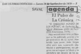 El pulso de la crónica