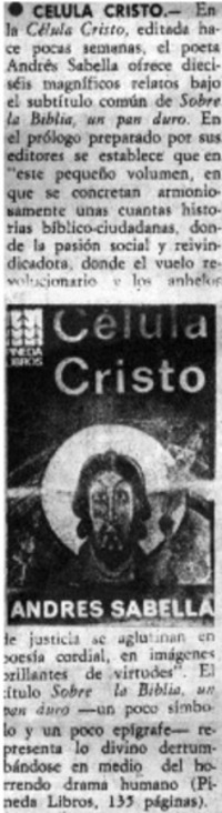 Célula cristo.