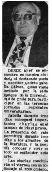 Andrés Sabella Gálves.