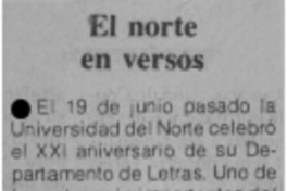 El norte en versos.