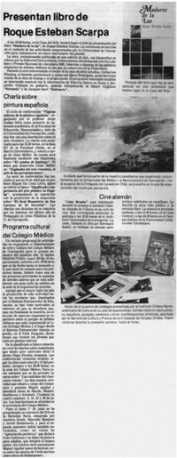 Presentan libro de Roque Esteban Scarpa.