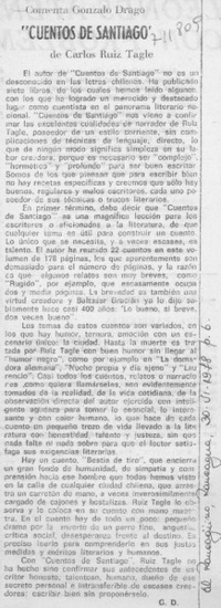 Cuentos de Santiago"