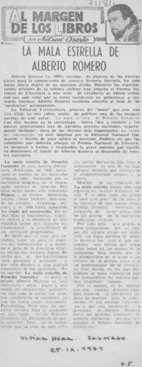 La mala estrella de Alberto Romero
