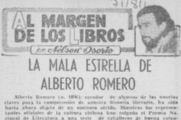 La mala estrella de Alberto Romero