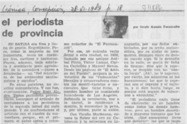 El periodista de provincia