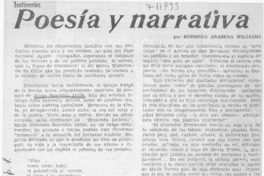 Poesía y narrativa