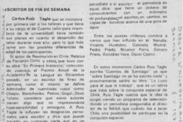 Escritor de fin de semana