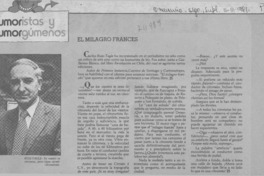El milagro francés.