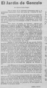 El jardín de Gonzalo