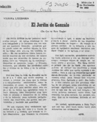 El jardín de Gonzalo