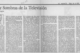 Luces y sombras de la televisión