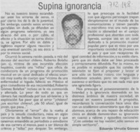 Supina ignorancia
