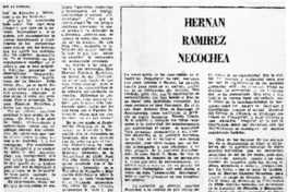 Hernán Ramírez Necochea.