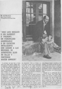 José Luis Rosasco o Sir Damnest... [entrevista]